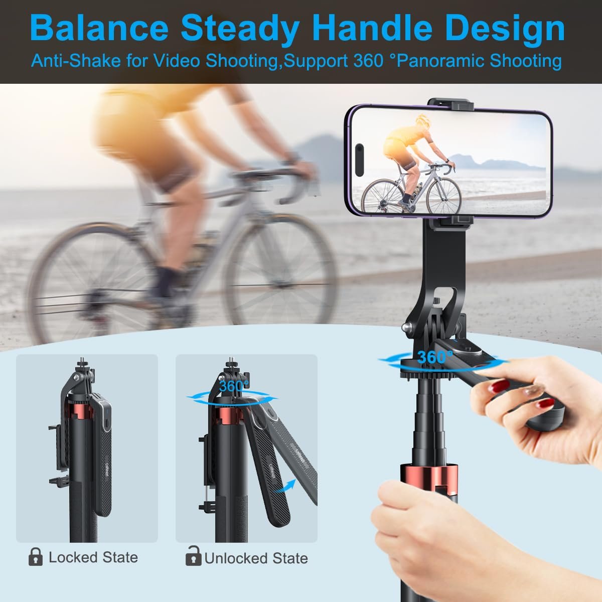 XT02 Selfie Stick Tripod with Remote - Image 2