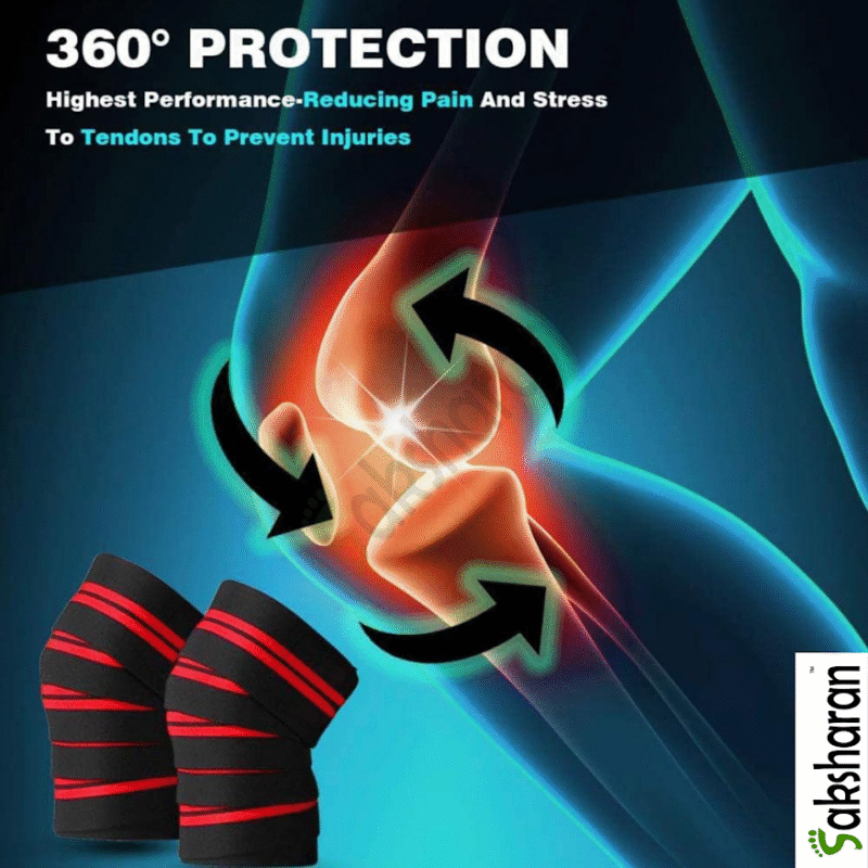 Knee Wrap for Squats, Weight Lifting, Cross fit, Gym Workout